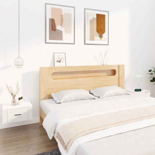 Wall-mounted Bedside Cabinets 2pcs White 50x36x25cm - Image 12