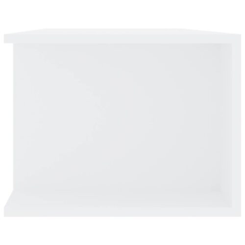 TV Cabinet with LED Lights White 135x39x30cm - Image 9