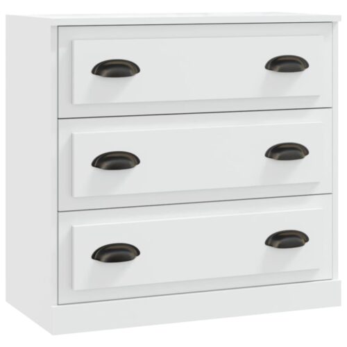 Sideboard White 70x35.5x67.5cm Engineered Wood - Image 2