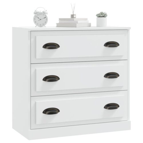 Sideboard White 70x35.5x67.5cm Engineered Wood - Image 8