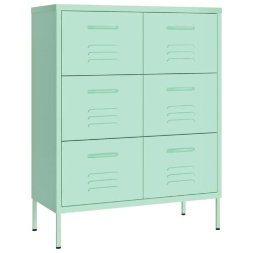 Drawer Cabinet Mint 80x35x101.5cm Steel - Image 2