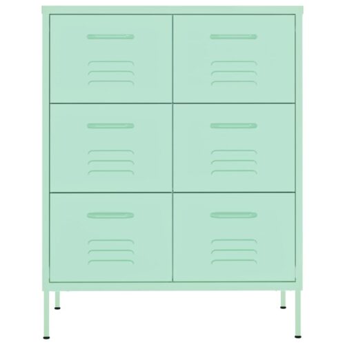Drawer Cabinet Mint 80x35x101.5cm Steel - Image 3