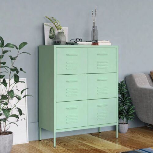 Drawer Cabinet Mint 80x35x101.5cm Steel - Image 11