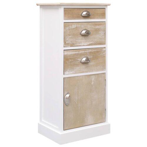 Side Cabinet 38x28x86cm Paulownia Wood