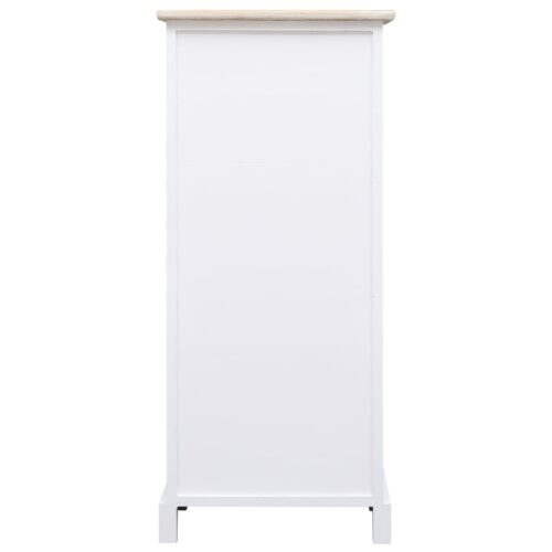 Side Cabinet 38x28x86cm Paulownia Wood - Image 3