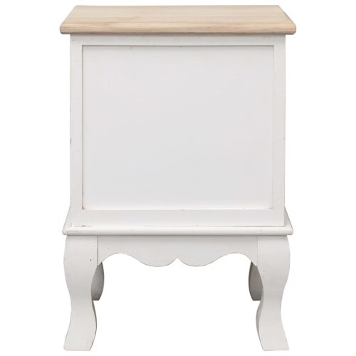 Bedside Cabinets 2pcs 35x30x50cm Paulownia Wood - Image 4