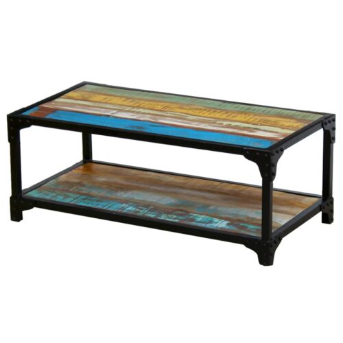 Coffee Table Solid Reclaimed Wood - Image 3