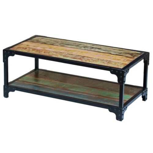 Coffee Table Solid Reclaimed Wood - Image 5