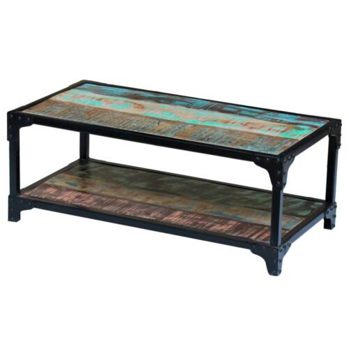 Coffee Table Solid Reclaimed Wood - Image 9