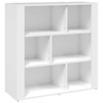 Sideboard White 80x30x80cm Engineered Wood