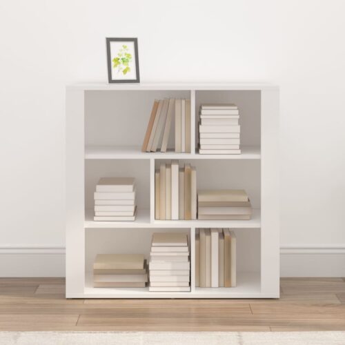 Sideboard White 80x30x80cm Engineered Wood - Image 3