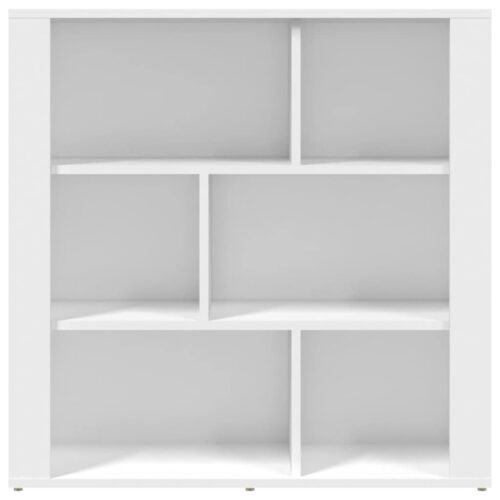 Sideboard White 80x30x80cm Engineered Wood - Image 5