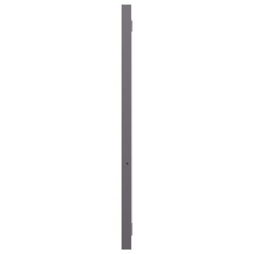 2-Piece Bathroom Furniture Set High Gloss Grey Engineered Wood - Image 9