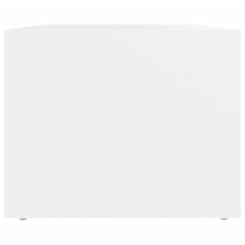 Coffee Table White 80x50x40cm Engineered Wood - Image 7