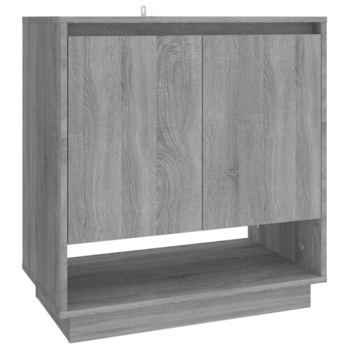 Sideboard Grey Sonoma 70x41x75cm Engineered Wood - Image 2