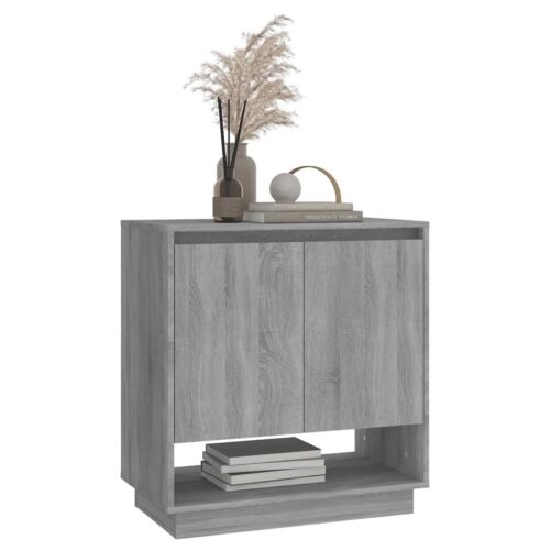 Sideboard Grey Sonoma 70x41x75cm Engineered Wood - Image 6