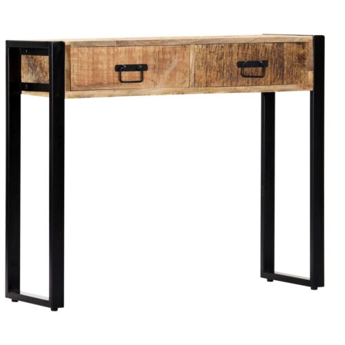 Console Table 90x30x75cm Solid Mango Wood - Image 10