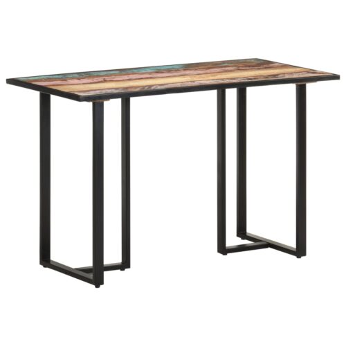 Dining Table 120cm Solid Reclaimed Wood