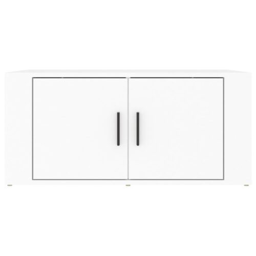 Coffee Table White 80x50x36cm Engineered Wood - Image 5