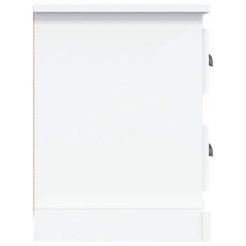 TV Cabinet White 102x35.5x47.5cm Engineered Wood - Image 8