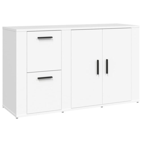 Modern Wooden Sideboard Buffet Cabinet Storage Kitchen Rack Display Shelf White