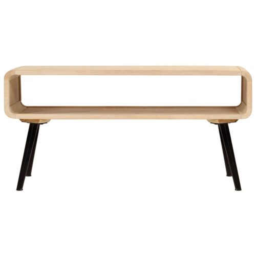 Coffee Table 95x40x45cm Solid Wood Mango - Image 2
