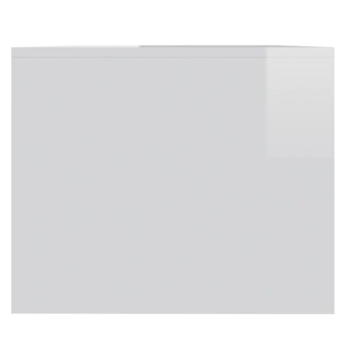 Coffee Table High Gloss White 90x50x41.5cm Engineered Wood - Image 6