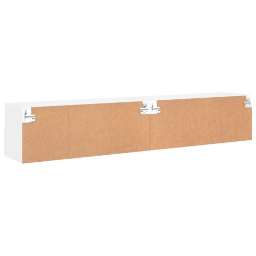 TV Wall Cabinets 2pcs White 80x30x30cm Engineered Wood - Image 10