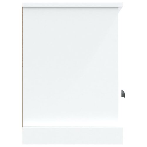 TV Cabinet White 100x35x50cm Engineered Wood - Image 8