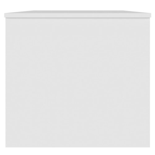 Coffee Table White 102x50.5x46.5cm Engineered Wood - Image 7