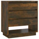 Sideboard Smoked Oak 70x41x75cm Engineered Wood