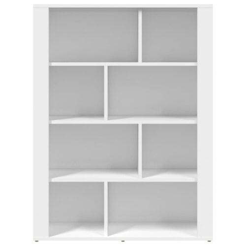 Sideboard White 80x30x106cm Engineered Wood - Image 5