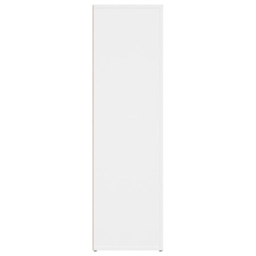 Sideboard White 80x30x106cm Engineered Wood - Image 6