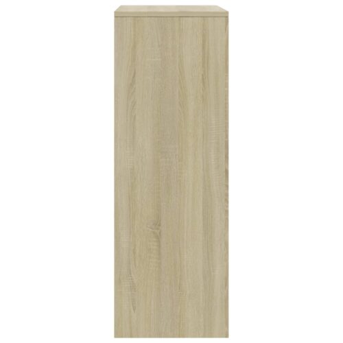 Sideboard with 6 Drawers Sonoma Oak 50x34x96cm Engineered Wood - Image 5