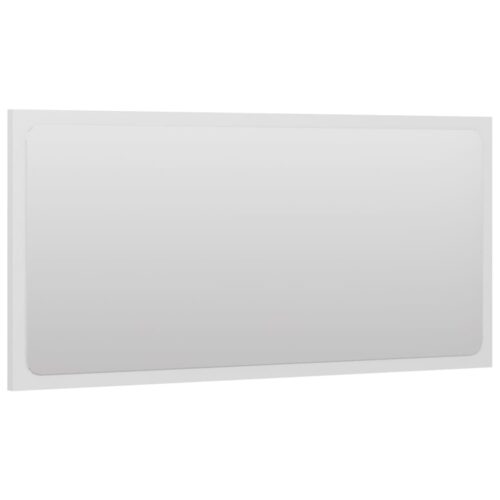 Bathroom Furniture Set High Gloss White Engineered Wood - Image 7