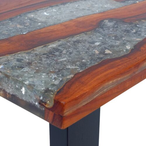 Coffee Table Teak Resin 100x50cm - Image 11
