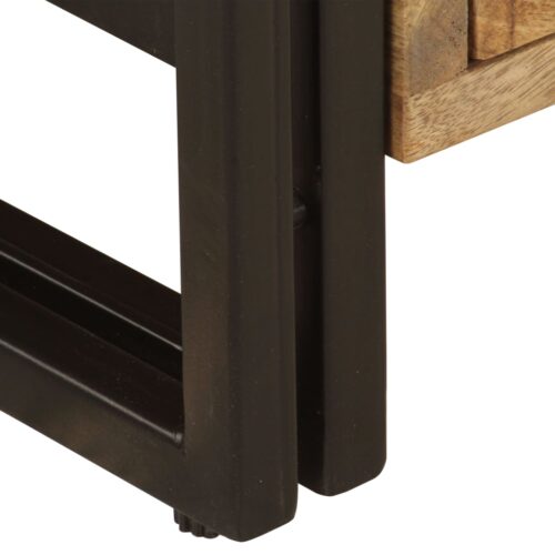 TV Cabinet 120x35x45cm Solid Mango Wood - Image 9