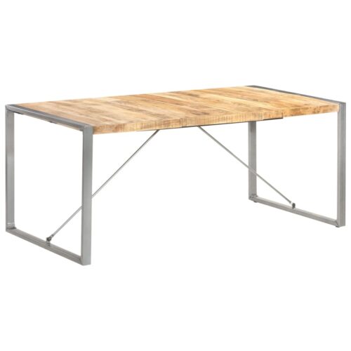 Dining Table 180x90x75cm Solid Wood Mango - Image 8