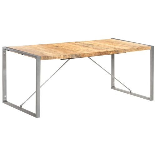Dining Table 180x90x75cm Solid Wood Mango - Image 11