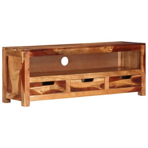 TV Cabinet 110x30x40cm Solid Wood Acacia