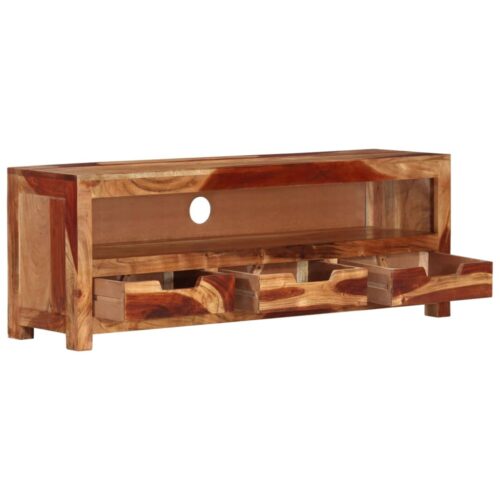 TV Cabinet 110x30x40cm Solid Wood Acacia - Image 4