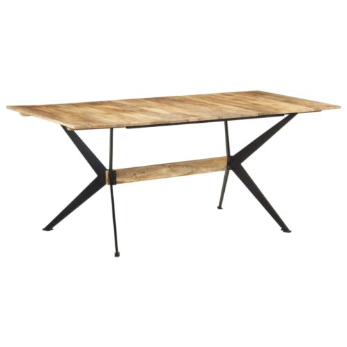 Dining Table 180x90x76cm Solid Mango Wood - Image 9