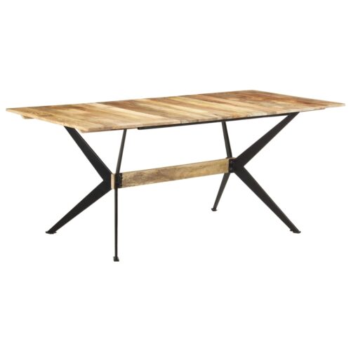 Dining Table 180x90x76cm Solid Mango Wood - Image 10
