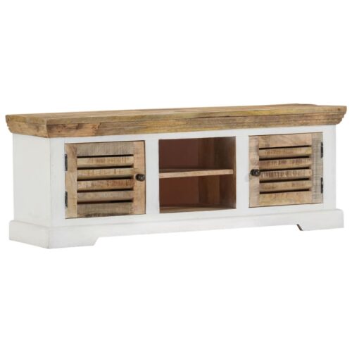 TV Cabinet 110x30x40cm Solid Wood Mango