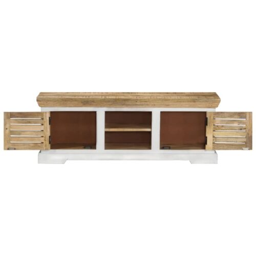 TV Cabinet 110x30x40cm Solid Wood Mango - Image 3