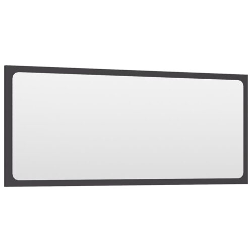 Bathroom Furniture Set Grey Engineered Wood - Image 7