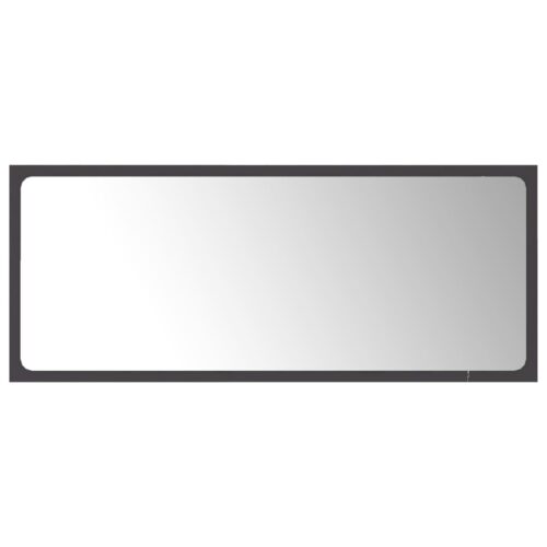 Bathroom Furniture Set Grey Engineered Wood - Image 8