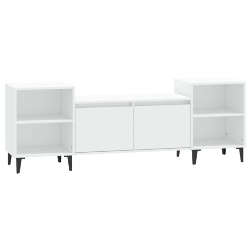 TV Cabinet White 160x35x55cm Engineered Wood - Image 2