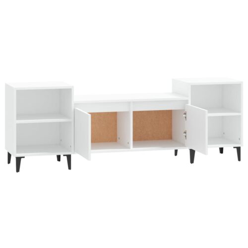 TV Cabinet White 160x35x55cm Engineered Wood - Image 6