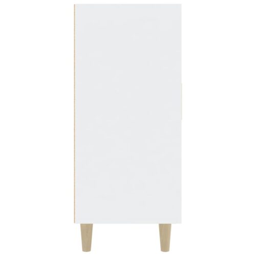 Sideboard White 90x34x80cm Engineered Wood - Image 5